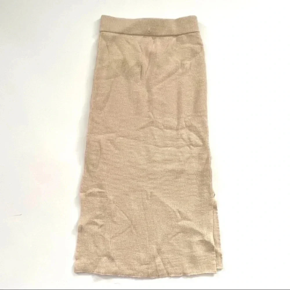 New Damaged Madewell Birchmoor Midi Sweater Skirt